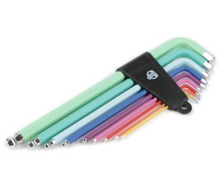 BIKE TOOL Coloured Allen Keys 9pk