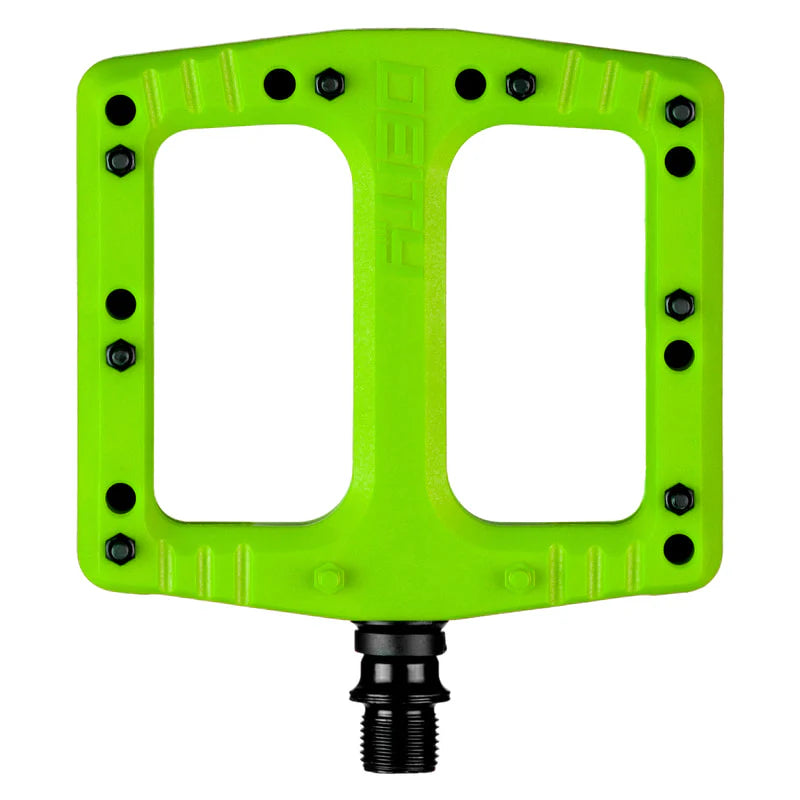 DEITY Deftrap Pedals Green