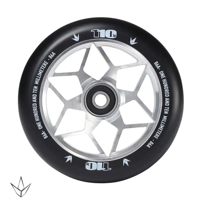 ENVY Diamond 110mm Wheel Silver