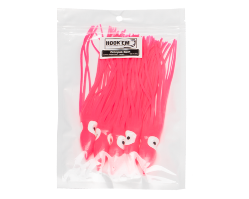 HOOKEM Octopus Skirts 5pk Pink 8cm