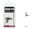 HOOKEM 3 Way Crane Swivels 2/0+1/0 75kg