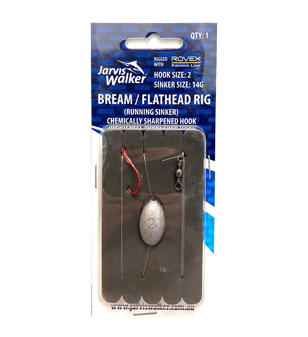 JARVIS WALKER Mono Rigs Bream/Flathead ,2 14g