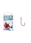 HOOKEM Octopus Beak Red Hooks 5/0