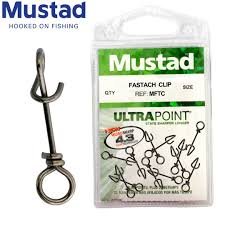 MUSTAD Fastach Clips sz0 15lb/8kg