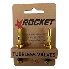 ROCKET Tubeless Valves Gold 44mm