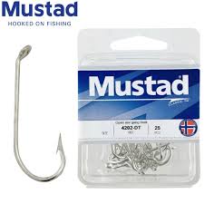MUSTAD Open Eye Gang Hooks 2/0