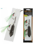 JARVIS WALKER Twin Hook Flasher Rig Green/Light Green