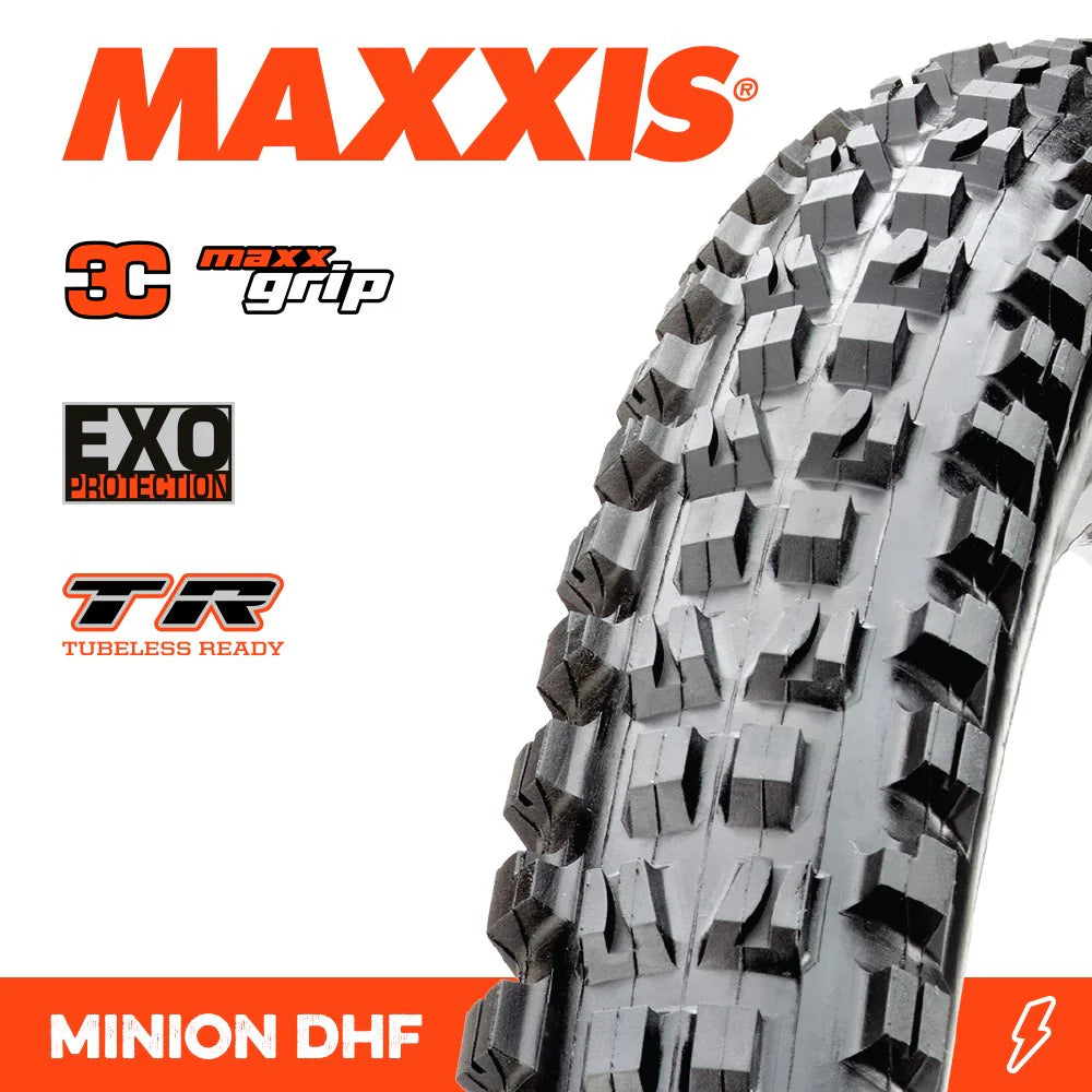 MAXXIS MTB EXO T/R Tyres 27.5" 2.50 Minion DHF