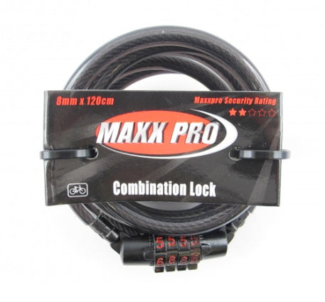 MAXX PRO Bike Locks Combo 12mm x 180cm