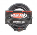 MAXX PRO Bike Locks Combo 8mm x 120cm