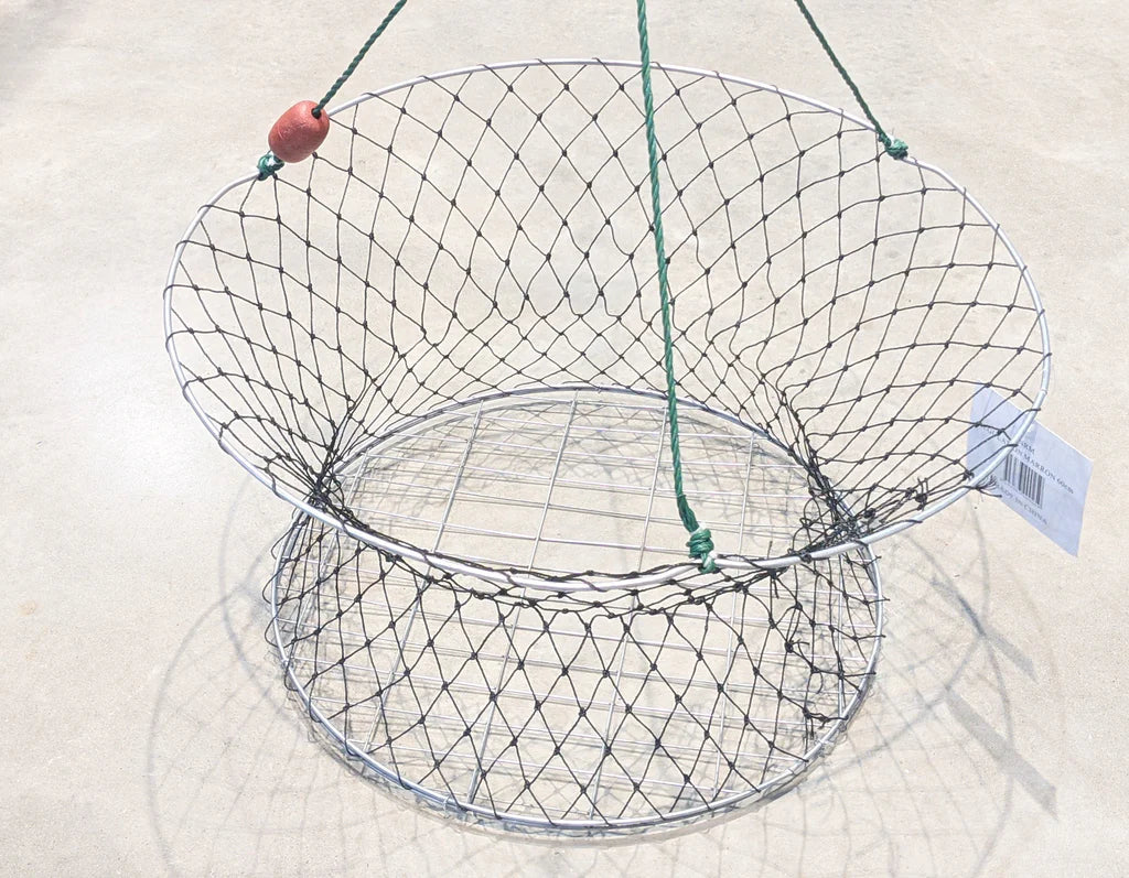 FISH TECK Marron /Crab Net 60cm Wire Base