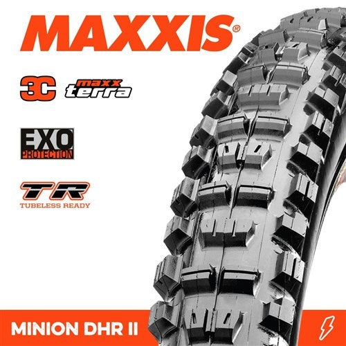 MAXXIS MTB EXO T/R Tyres 29" 2.60 Minion DHR II Terra