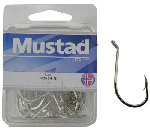 MUSTAD beak Nickle Plated Hooks 5/0 25pk