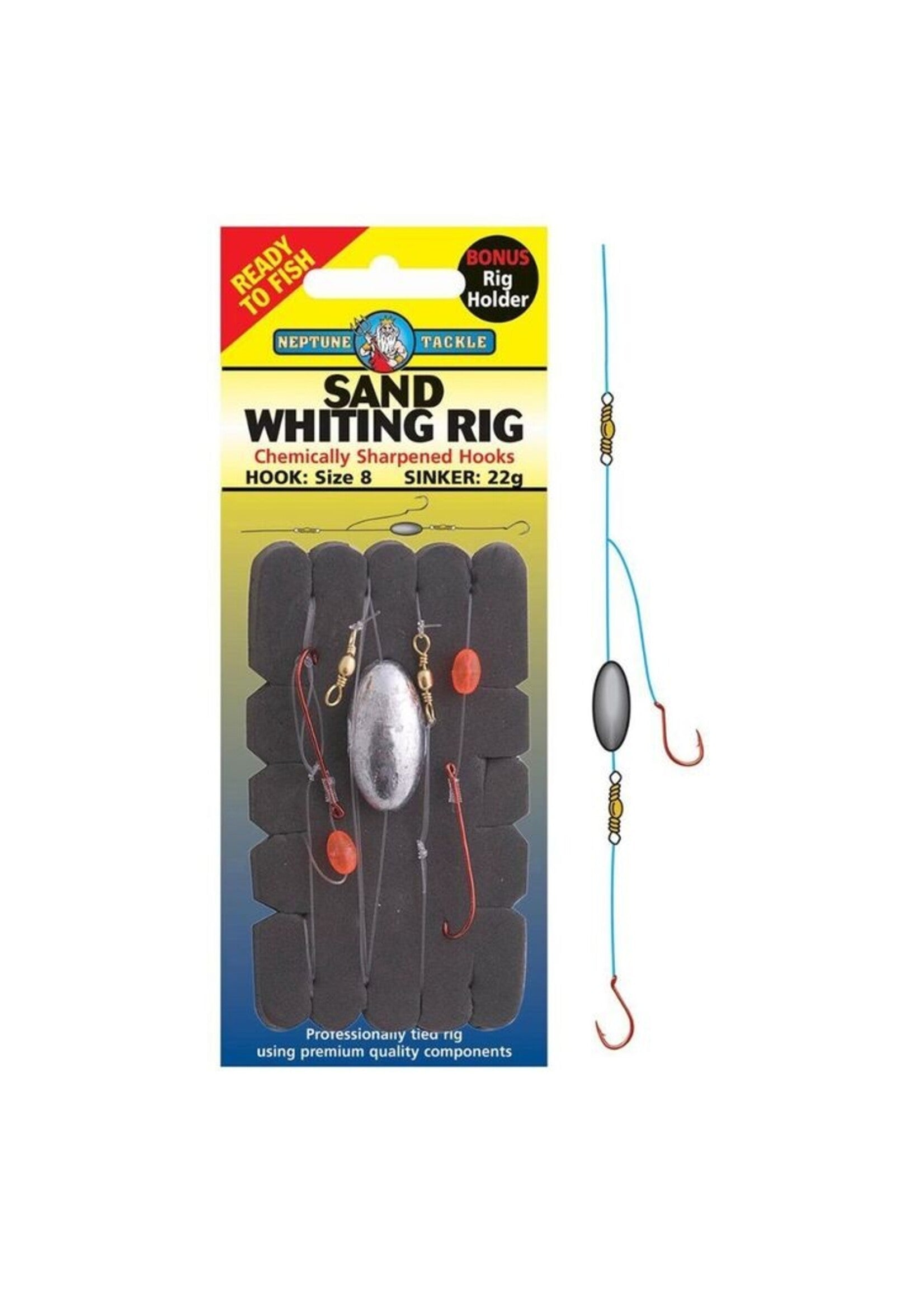 NEPTUNE Deluxe Pre-Tied Rigs Sand Whiting ,8