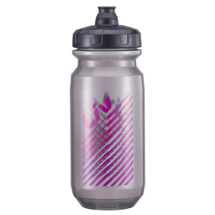 LIV PourFast Water Bottle Transparent/Pink