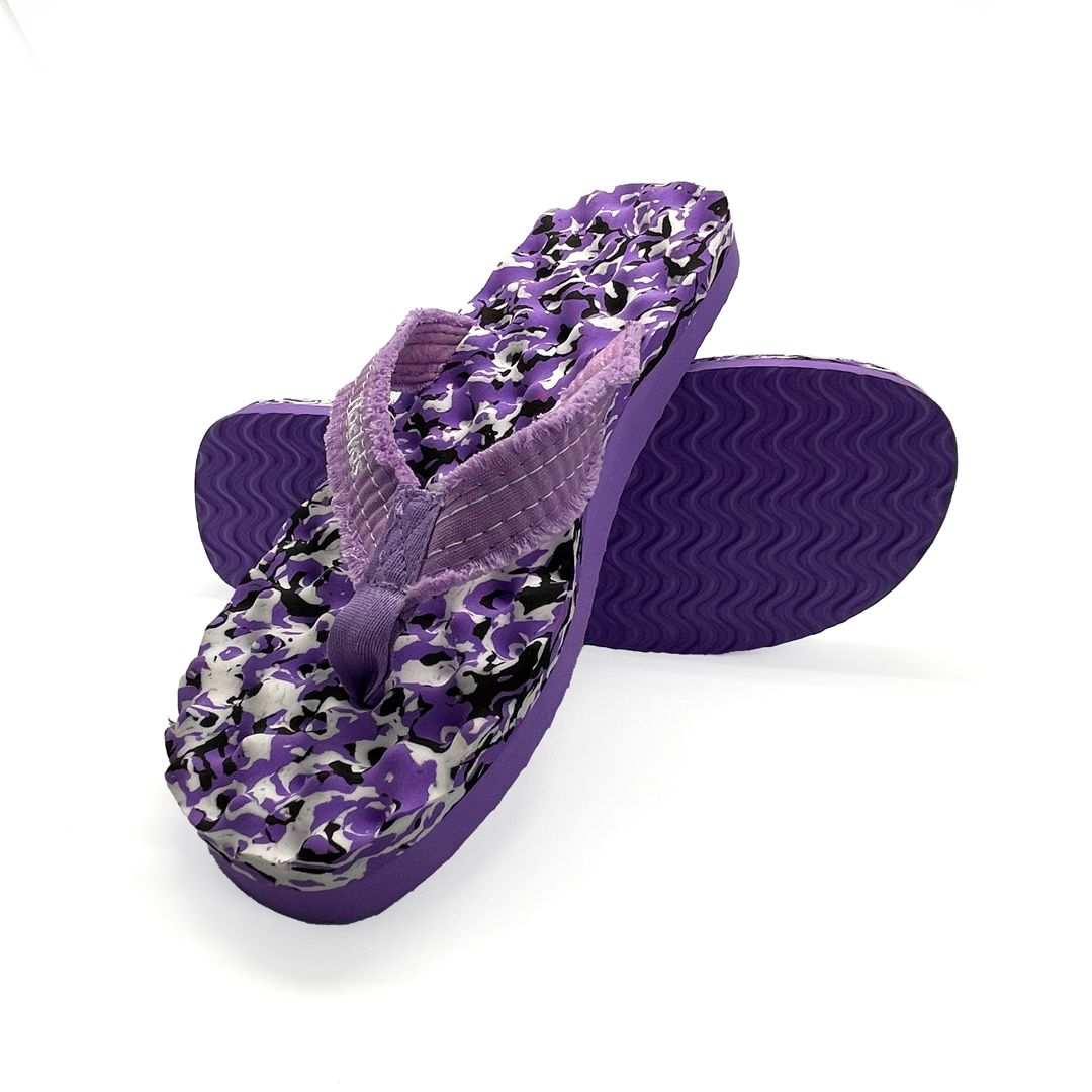 ROCKOS Nobby Thongs Purple Camo 10