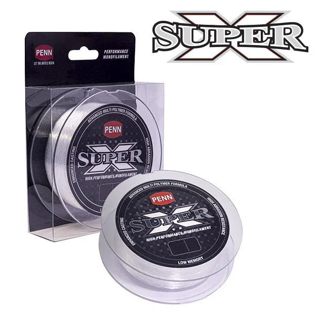 PENN Super X Mono Line 300m 6LB Clear