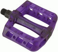XTECH BMX Plastic/Metal Pins Pedal 9/16 Clear Purple