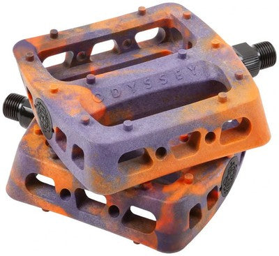 ODYSSEY Twisted Pro Pedal 9/16 Midnight Purple/Orange Swirl