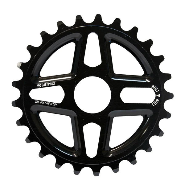 SALT PLUS Front Sprocket Center 25T Black