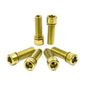PK CYCLES Stem Bolts 6pk Gold