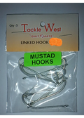TACKLE WEST Linked Hooks 6/0