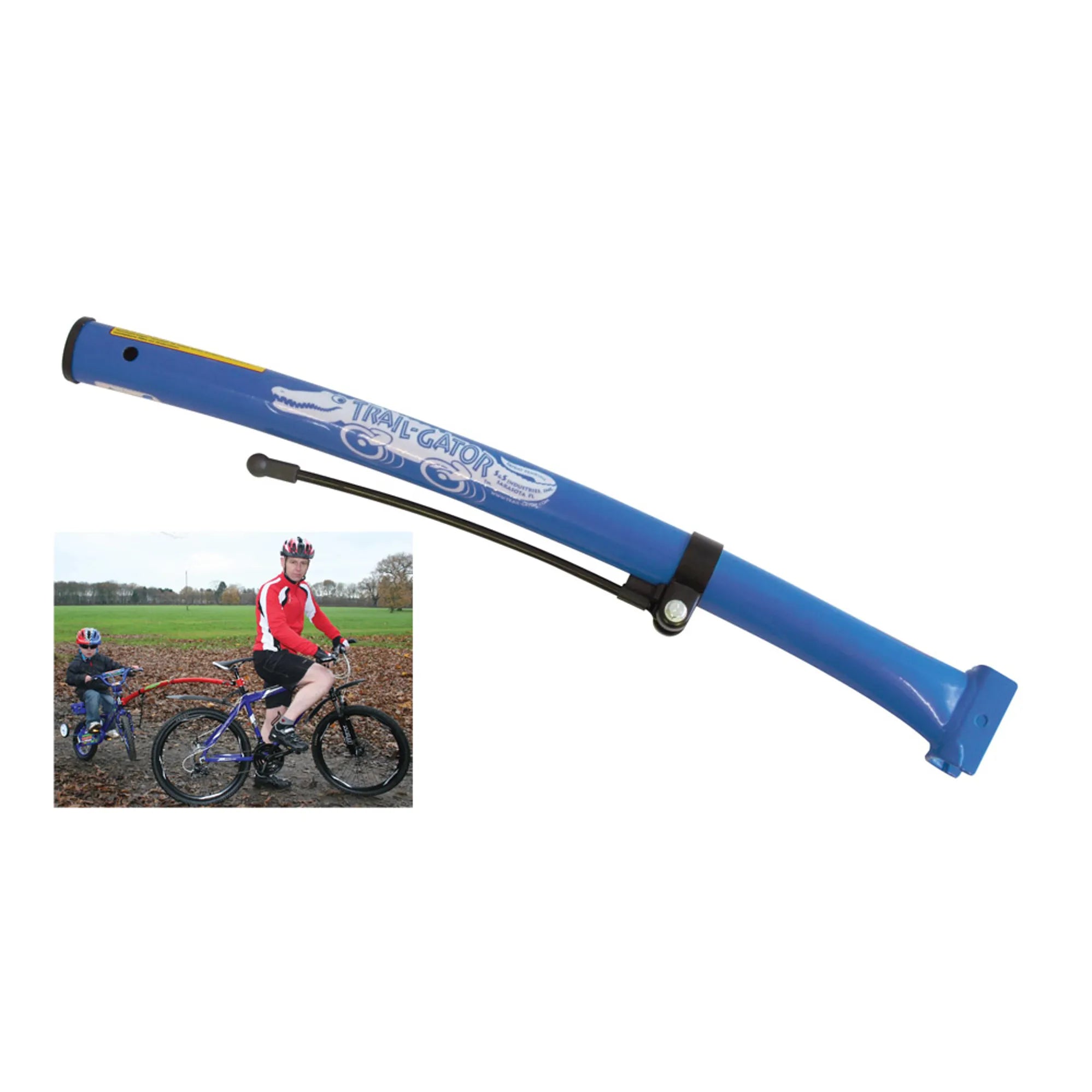 TRAIL-GATOR Bicycle Tow Bar Blue
