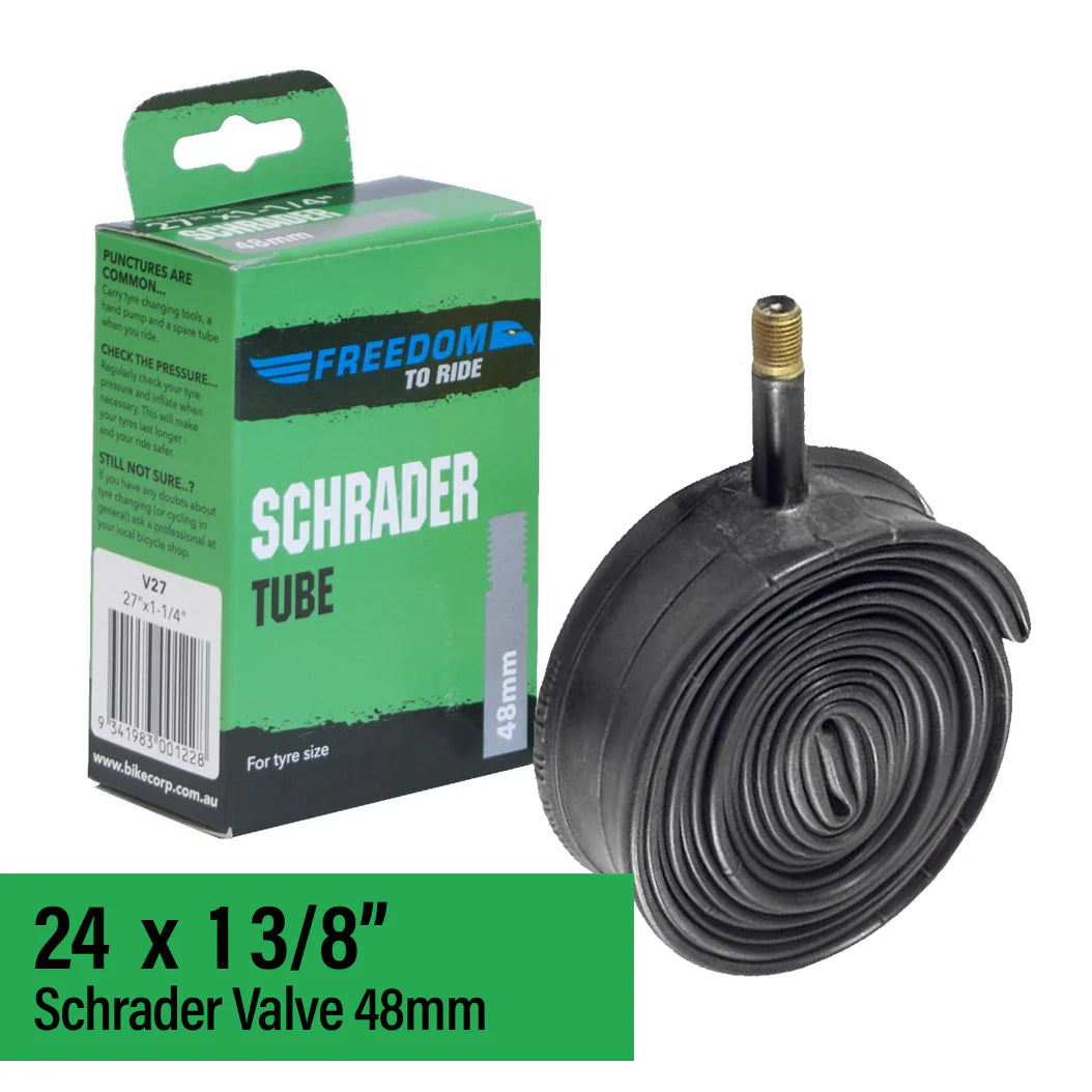 FREEDOM Standard Tubes Schrader (American) 24"x 1 3/8
