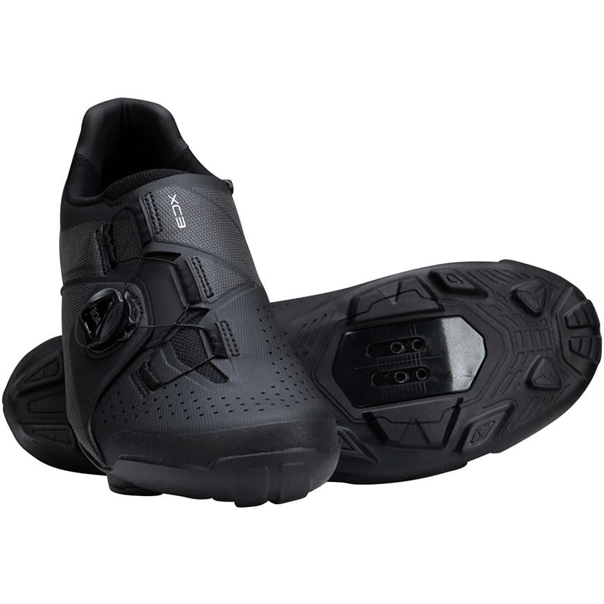 SHIMANO SH-XC300 Mens MTB XC/CX Shoes Black 45